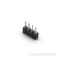 Conector fêmea usinado com passo de 2,54 mm 4P